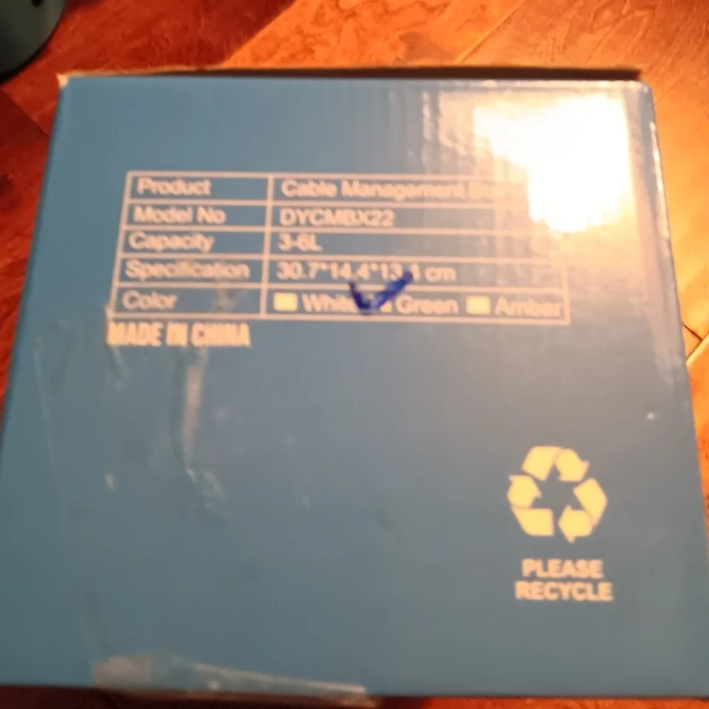 Desk York Cable Management Box - Green NIB